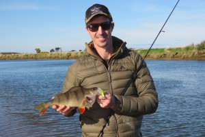 Ben Febrey perch lower Oreti