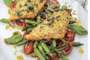 Herb-Crusted Rainbow Trout - Photographer Sally Greer