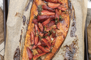 Roast Whole Side of Salmon - Sally Greer