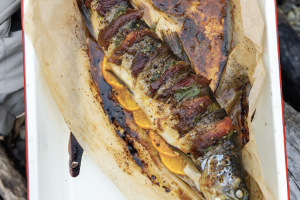Sticky date brownie - Photographer: Sally Greer