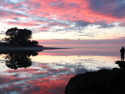 Being on the water at sunrise is as good for the soul as it is for the fishing