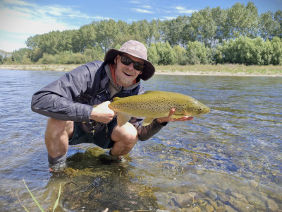 WFR2526.180 Rhys Adams with his PB from the Opihi