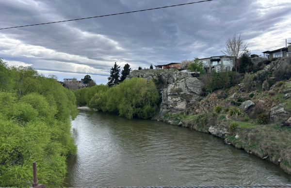 Manuherekia River yesterday at Shakey Bridge