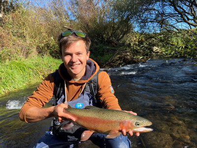 TRL1Dec21. Jack Ogden with a cracking ringplain rainbow.