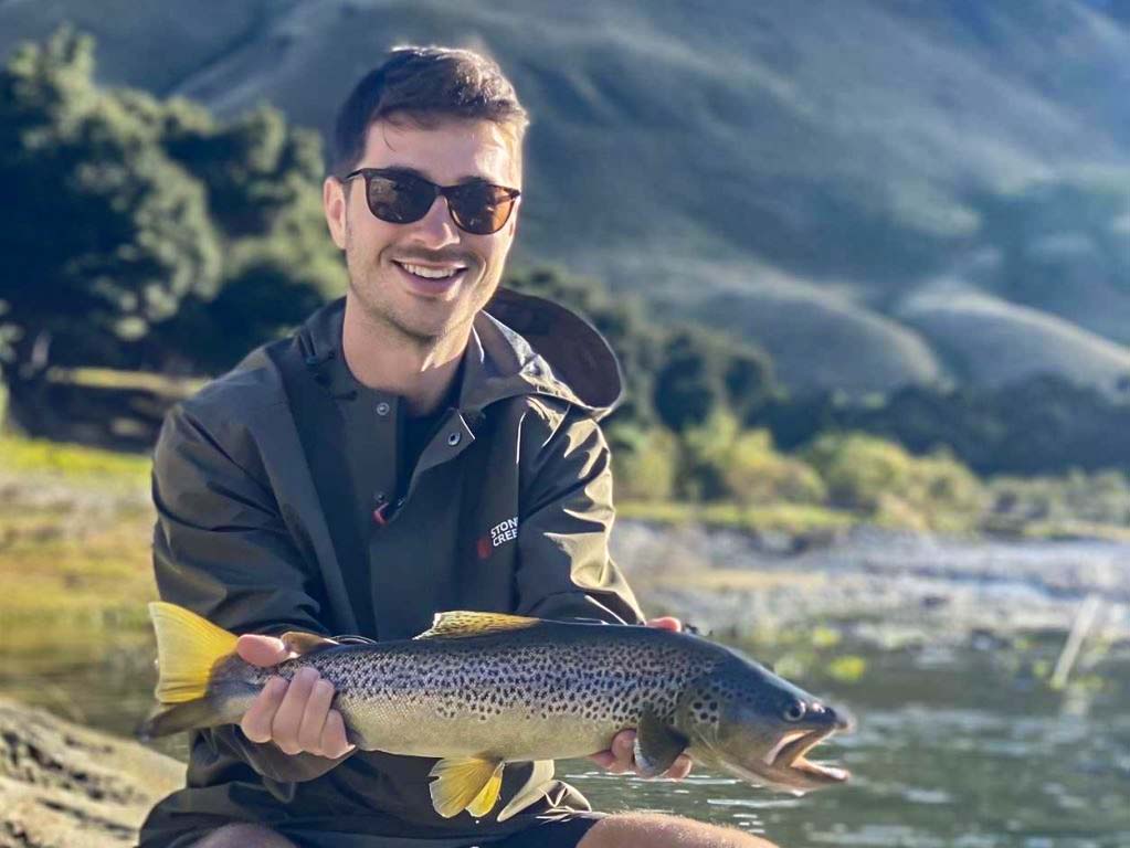 Caleb Hawea Brown Trout 1 1