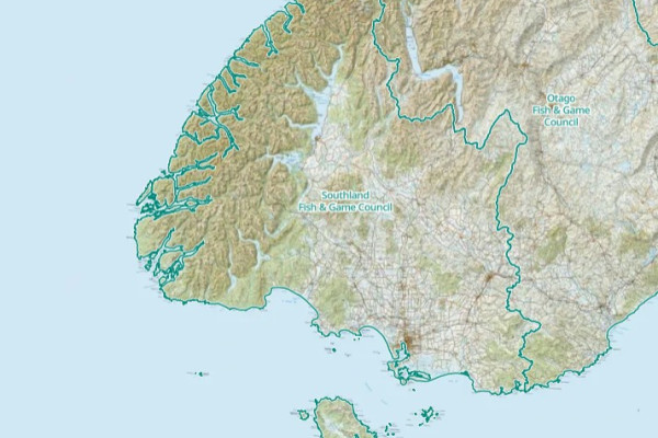 Southland map