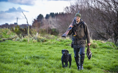 Cohen and Emma hunting 1
