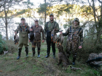 May Both Barrels 4   Hunters in Underwood Wetland