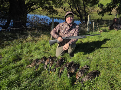 Sam White came down to Wairarapa from Auckland for Opening Weekend