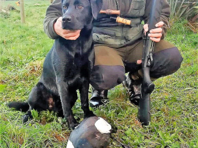 TBB1Jun18. Troy Grigg with Charlie photo Sophie Grigg