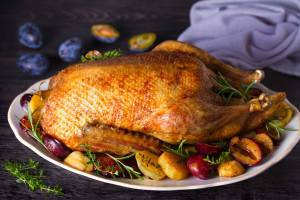 duck roasted