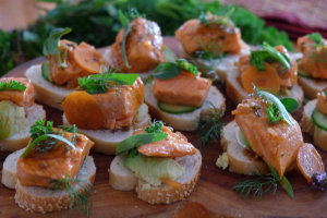 trout salmon escabeche